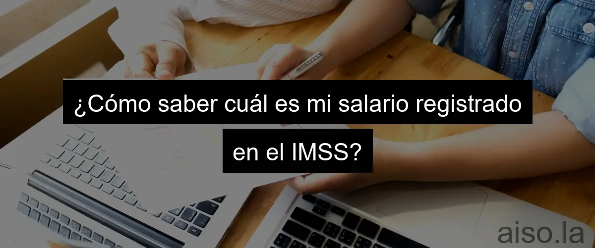 ¿Cómo saber cuál es mi salario registrado en el IMSS?