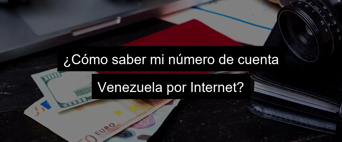 ¿Cómo saber mi número de cuenta Venezuela por Internet?