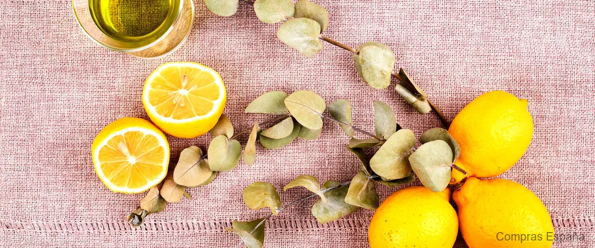 ¿Cómo se llama el aceite esencial del limón?
