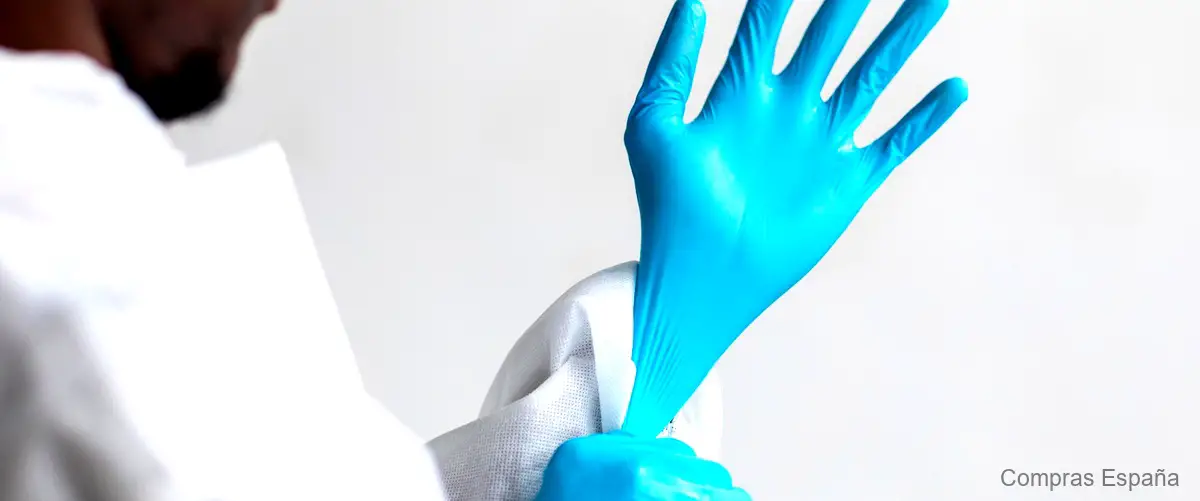 ¿Cómo se llaman los guantes de plástico?