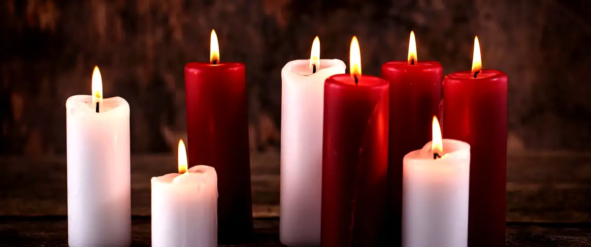 ¿Qué tipos de velas rojas puedes encontrar en Mercadona?